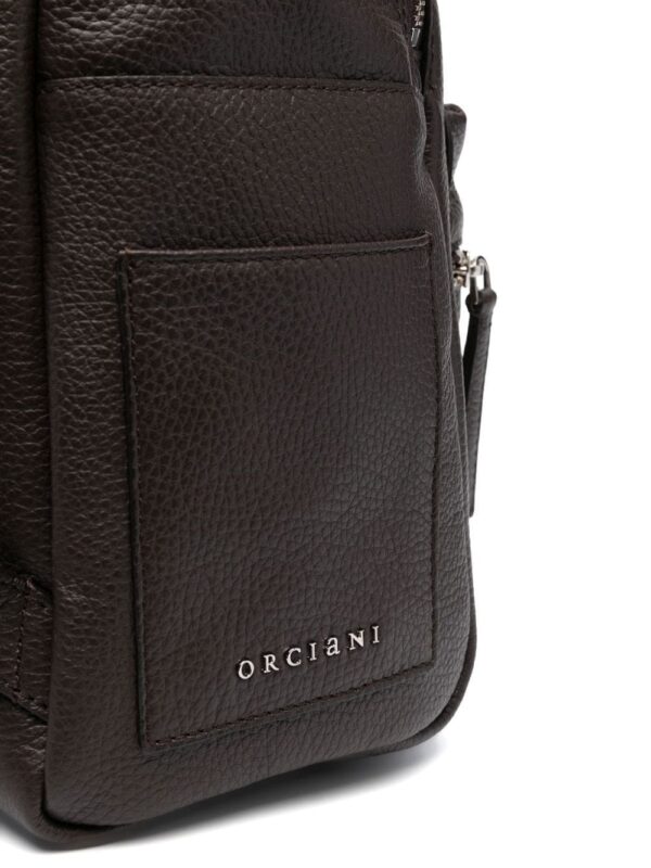 Orciani Micron grained-leather backpack - Image 5