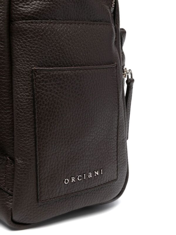 Orciani Micron grained-leather backpack - Image 4