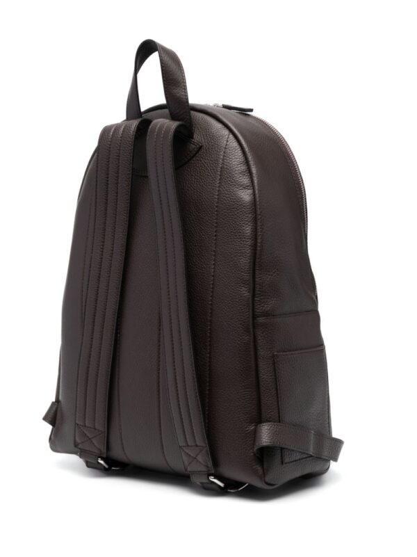 Orciani Micron grained-leather backpack - Image 3