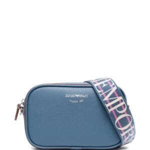 Emporio Armani  logo-print strap crossbody bag