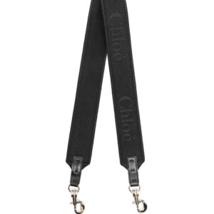 Chloé embroidered-logo shoulder strap