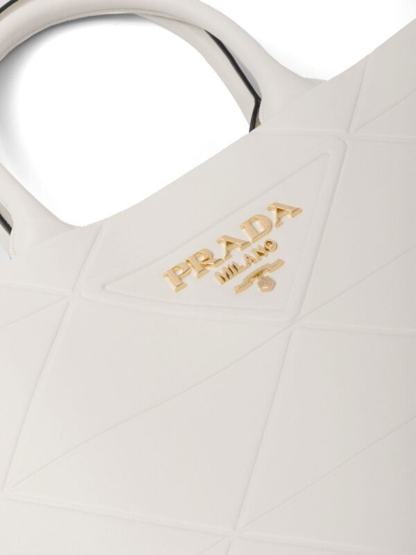 Prada medium Symbole leather tote bag - Image 4