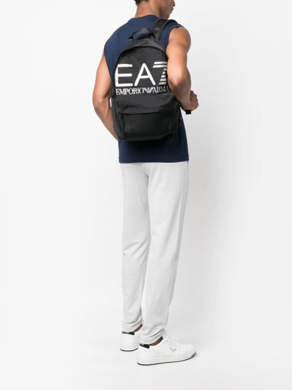 Ea7 Emporio Armani logo-print backpack - Image 5