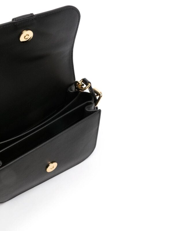 Moschino logo-plaque leather tote - Image 5