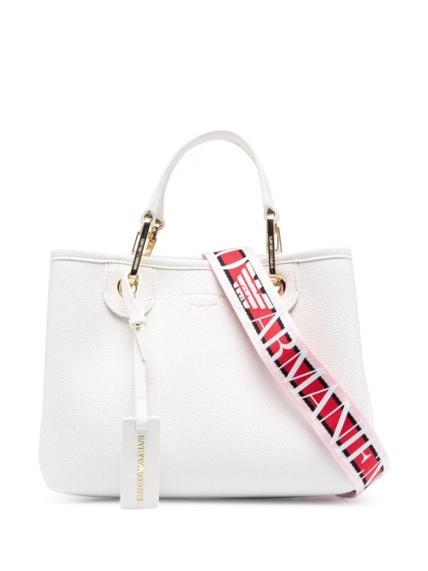Emporio Armani logo-strap tote bag