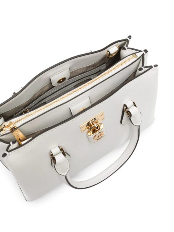 Michael Michael Kors  Saffiano leather padlock tote bag - Image 4