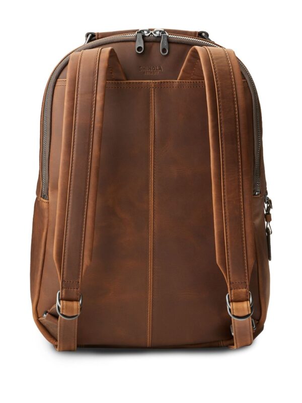 Shinola Runwell leather backpack - Image 2