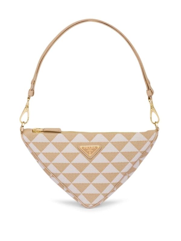 Prada embroidered jacquard mini bag