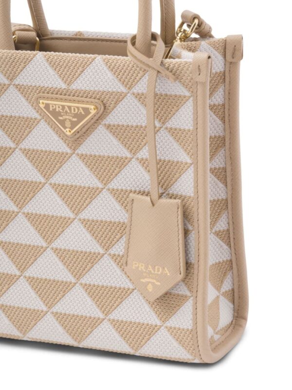 Prada Symbole embroidered mini bag - Image 5
