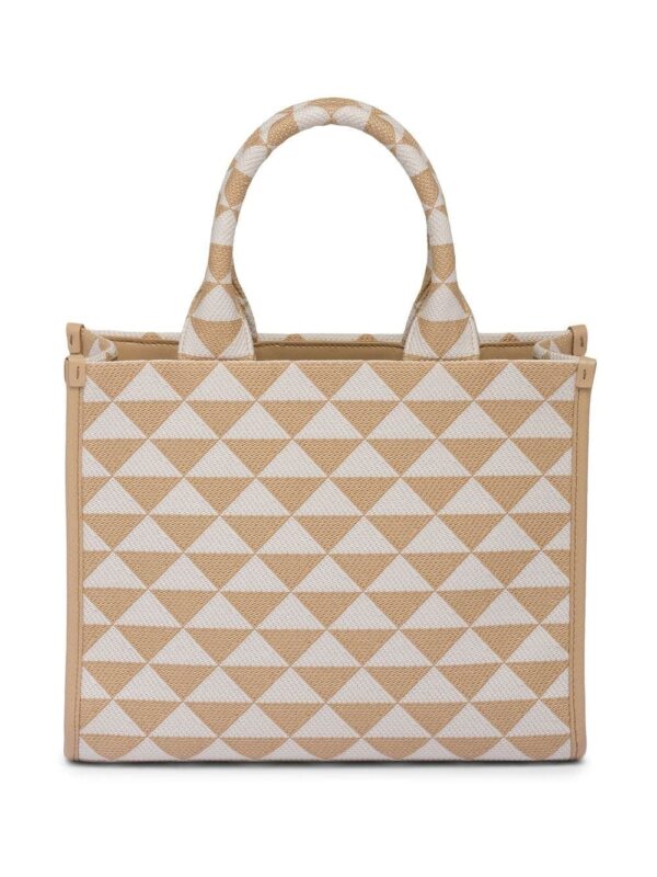 Prada small Symbole jacquard tote bag - Image 2