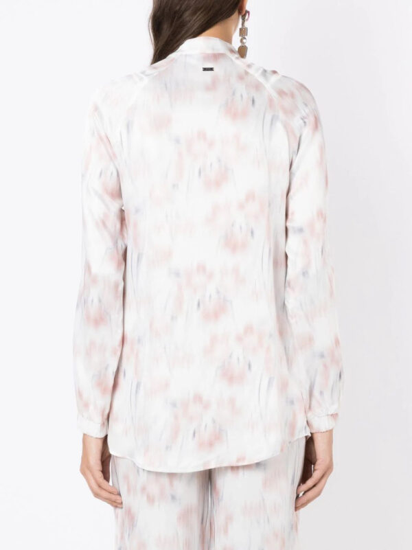 Armani Exchange  faded abstract-print shirt - Image 4