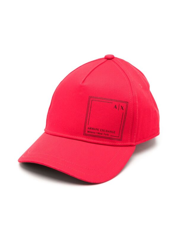 Armani Exchange logo-print baseball cap