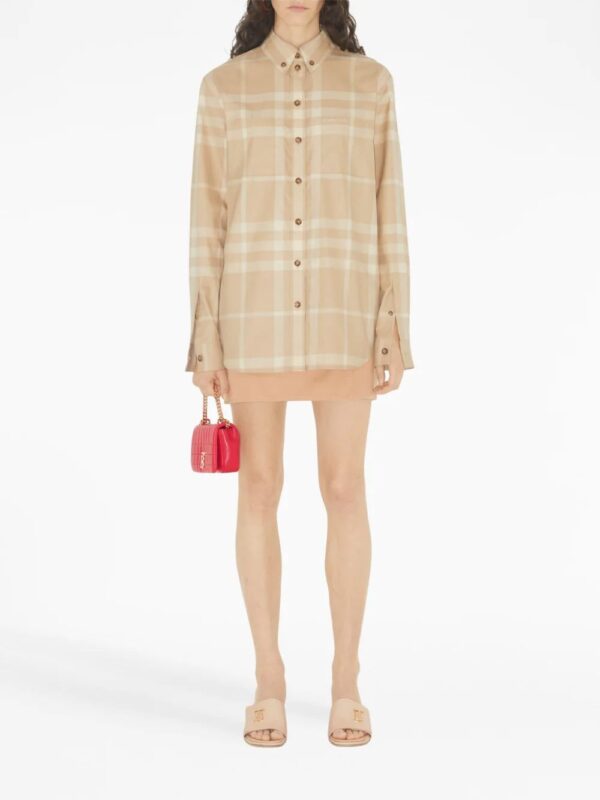Burberry  check cotton shirt - Image 2