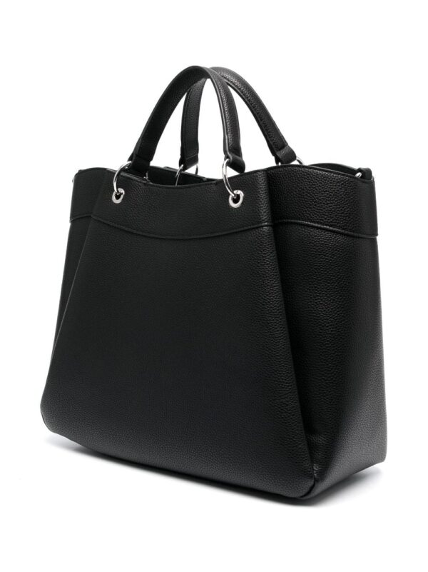 Armani Exchange logo-print leather tote - Image 3