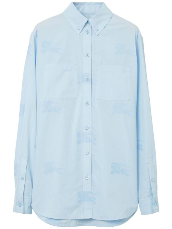Burberry  EKD cotton oversized shirt