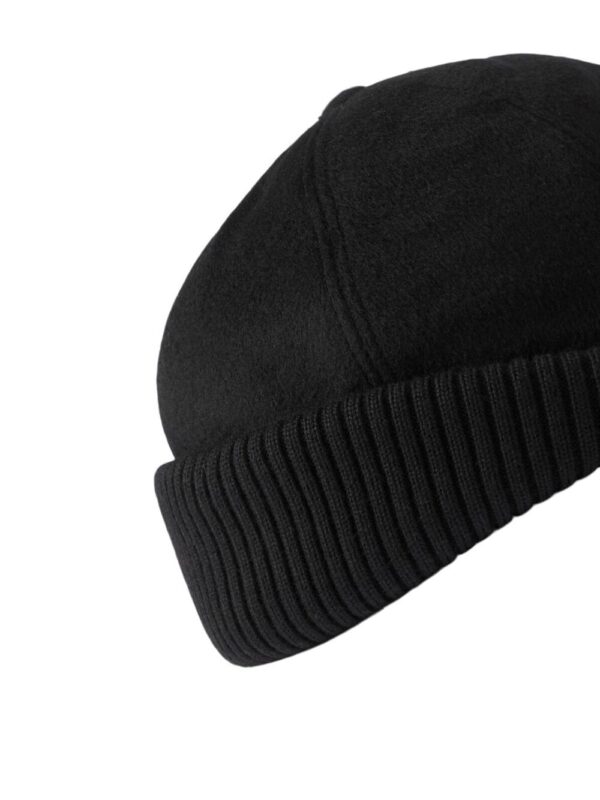 Burberry monogram-motif cashmere baseball cap - Image 2