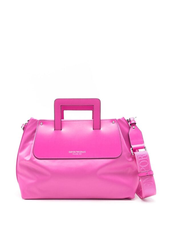Emporio Armani logo-stamp top-handle bag