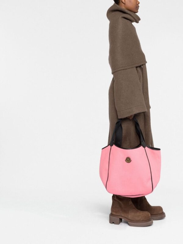Moncler logo-patch tote bag - Image 2