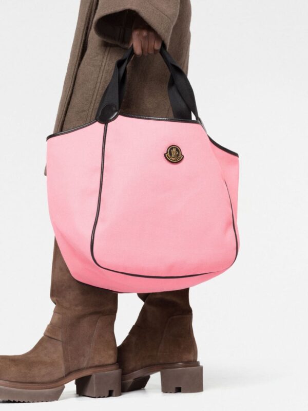 Moncler logo-patch tote bag - Image 3