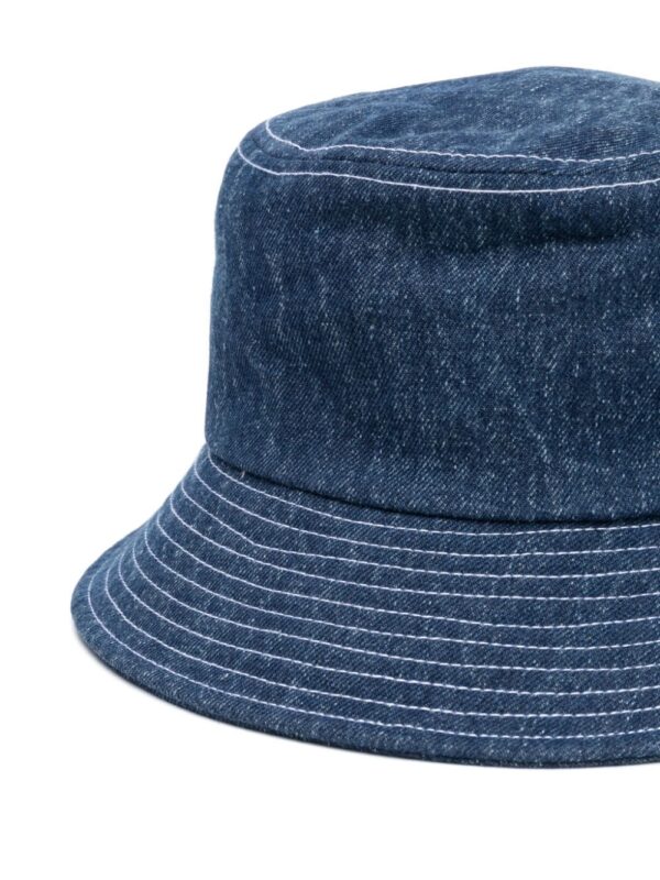 Versace Jeans Couture embroidered-logo denim bucket hat - Image 2