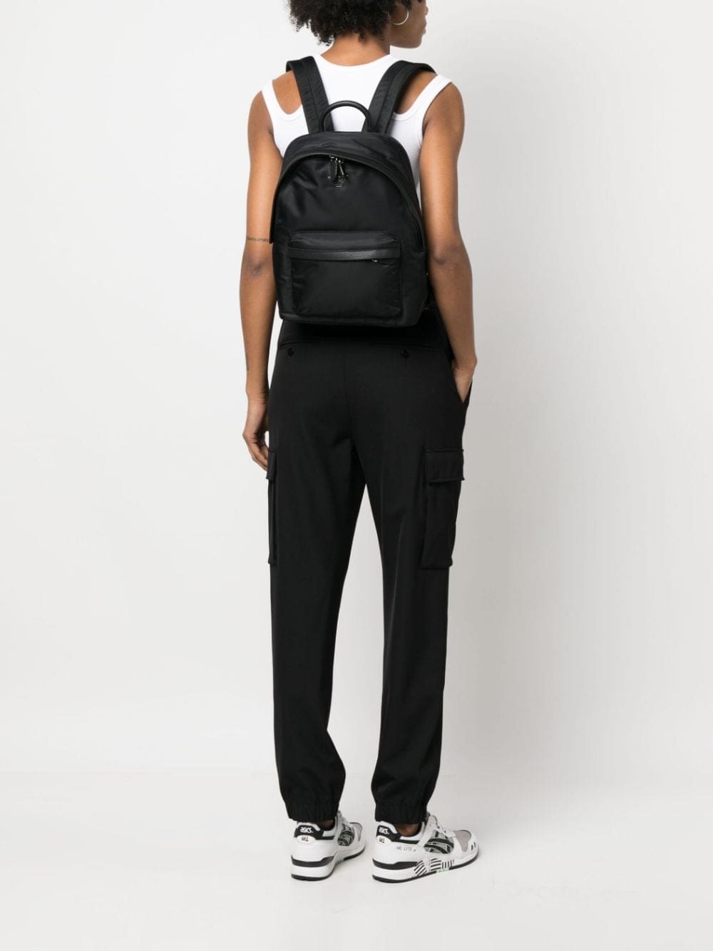 Emporio Armani logo-plaque backpack - Image 2