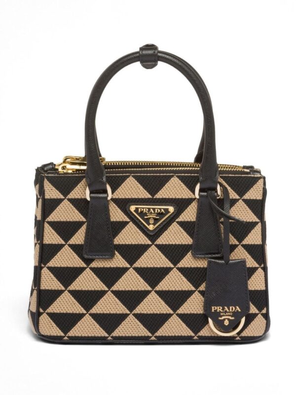 Prada Symbole embroidered mini bag