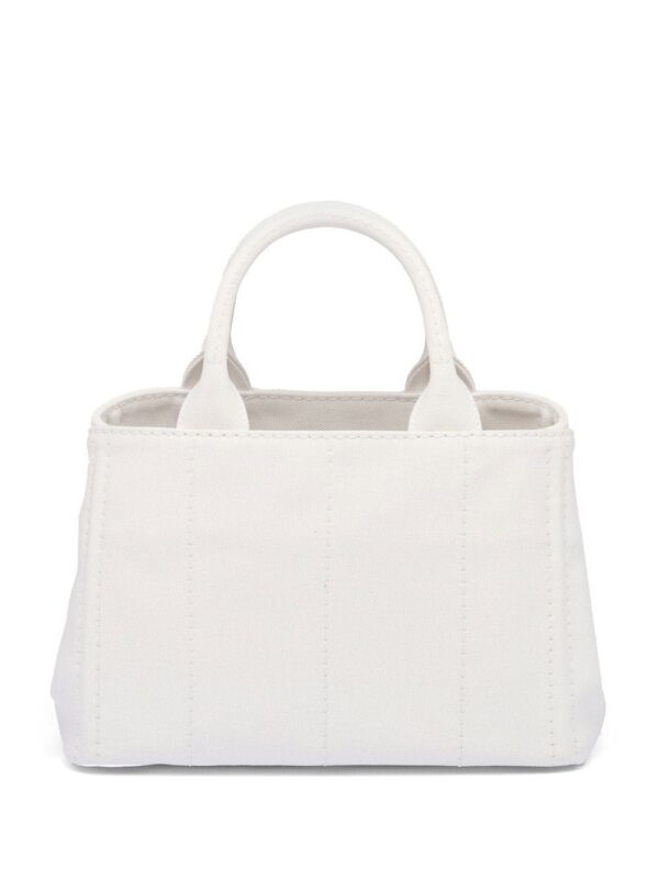 Prada logo-print canvas tote bag - Image 3
