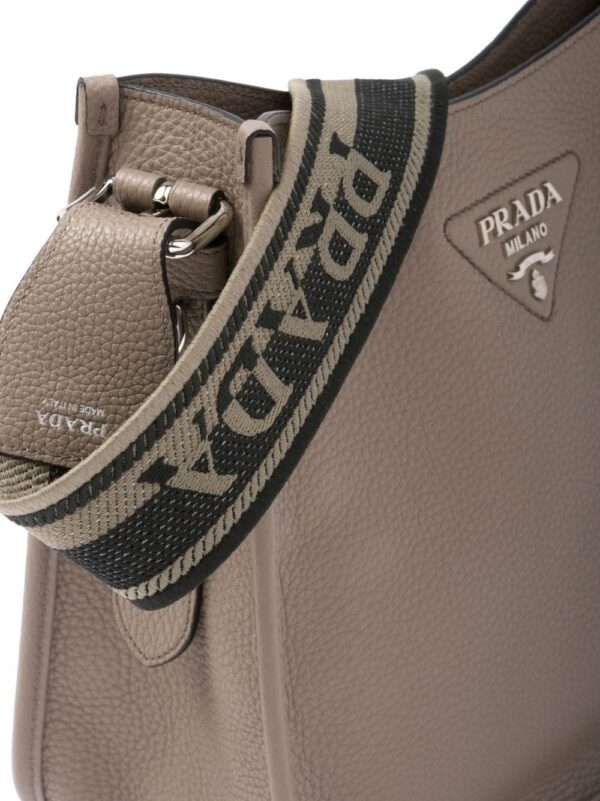 Prada triangle-logo hobo shoulder bag - Image 4