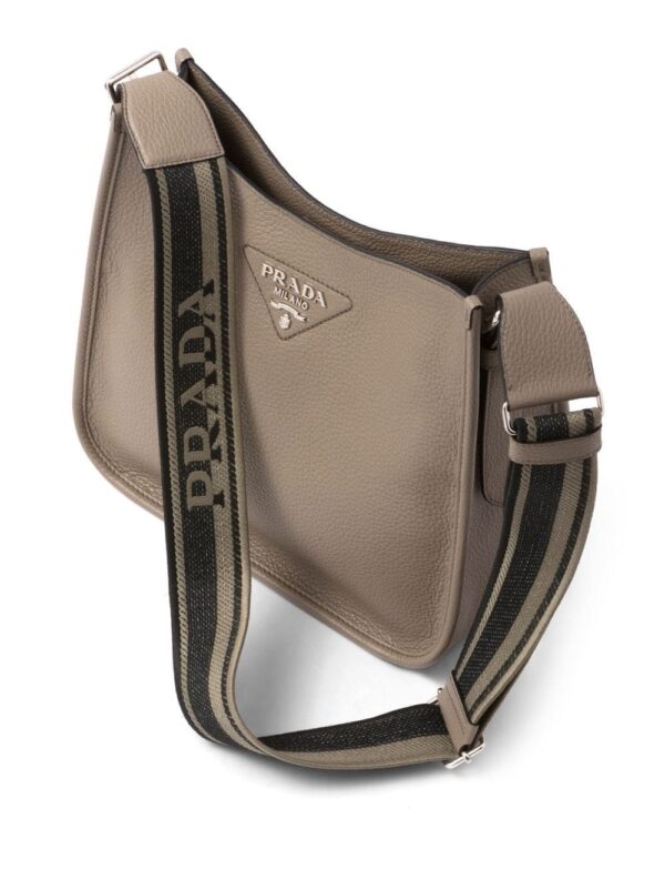 Prada triangle-logo hobo shoulder bag - Image 5