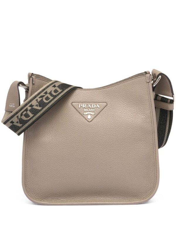 Prada triangle-logo hobo shoulder bag