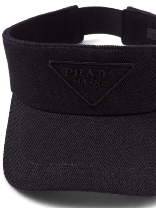 Prada logo-embroidered visor - Image 2