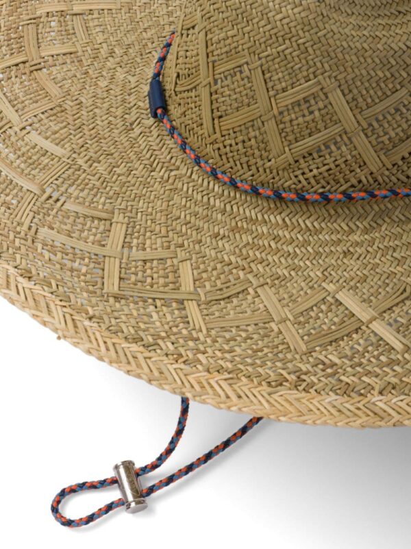 Prada triangle-logo woven straw hat - Image 2
