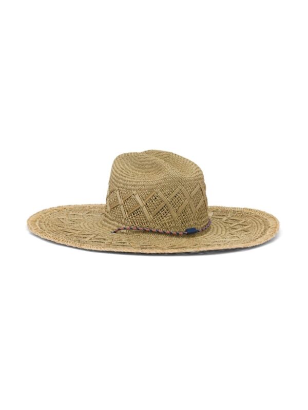 Prada triangle-logo woven straw hat - Image 3