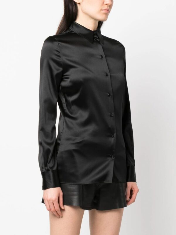 TOM FORD  stretch silk-satin shirt - Image 3