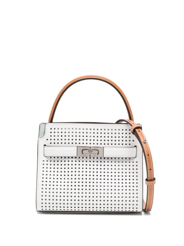 Tory Burch Lee Radziwill perforated shoulder bag