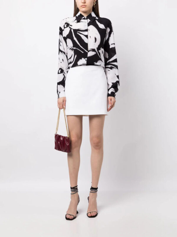 Michael Kors Collection  floral-print silk shirt - Image 2