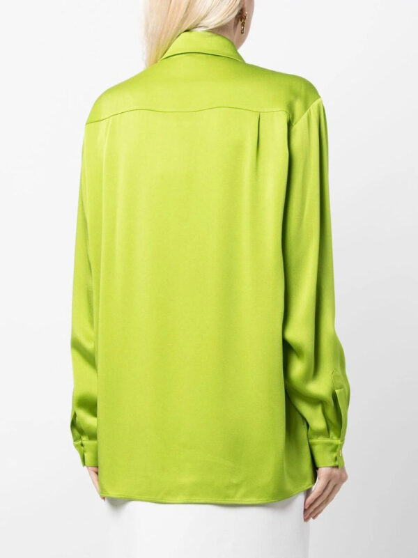 Michael Kors Collection  pointed-collar long-sleeve shirt - Image 4