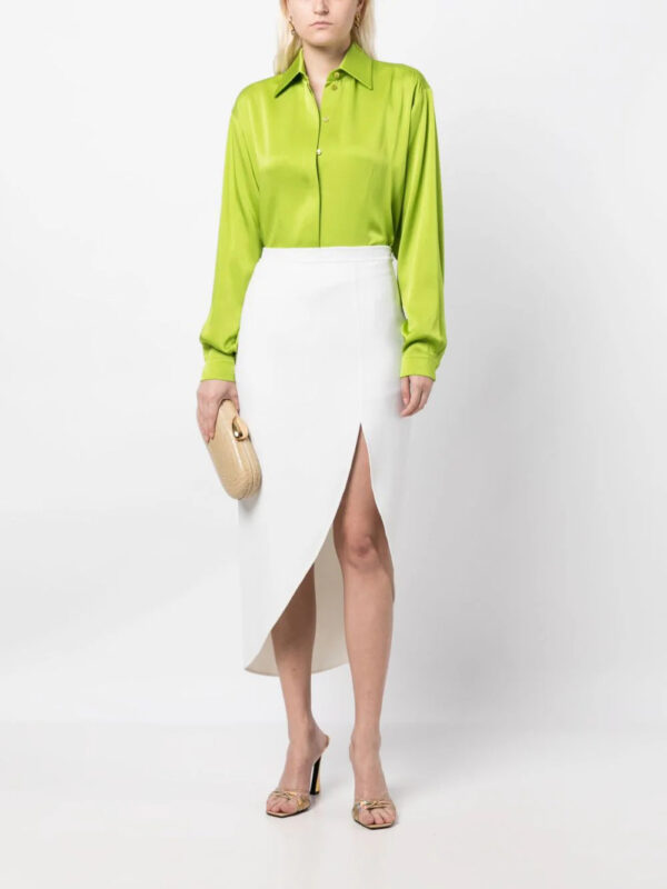 Michael Kors Collection  pointed-collar long-sleeve shirt - Image 2