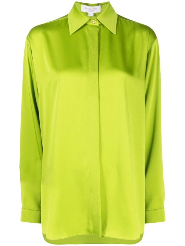 Michael Kors Collection  pointed-collar long-sleeve shirt