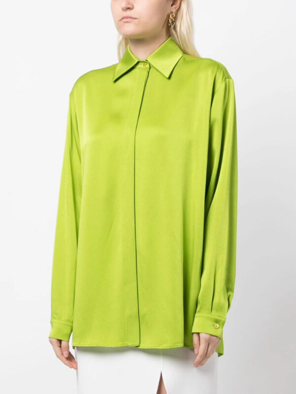 Michael Kors Collection  pointed-collar long-sleeve shirt - Image 3