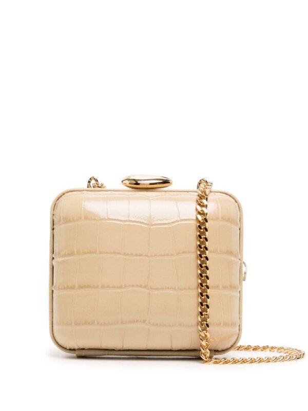 Michael Kors Collection Tina square leather mini bag