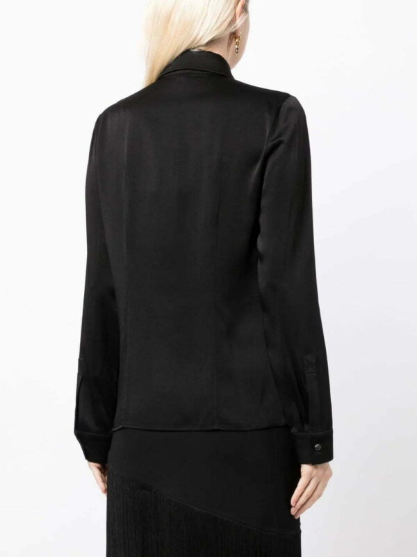 Michael Kors Collection  pointed-collar long-sleeve shirt - Image 4