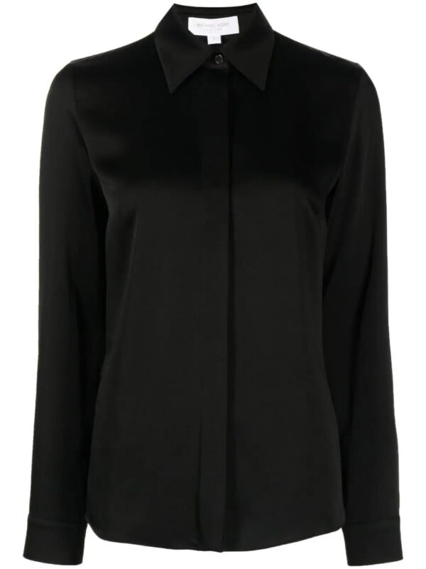 Michael Kors Collection  pointed-collar long-sleeve shirt