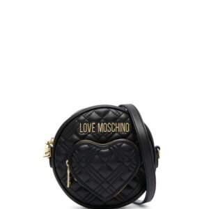 Love Moschino quilted round-shape mini cross-body bag