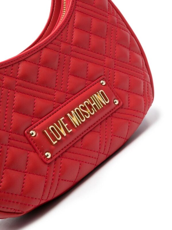 Love Moschino quilted-finish shoulder bag - Image 4