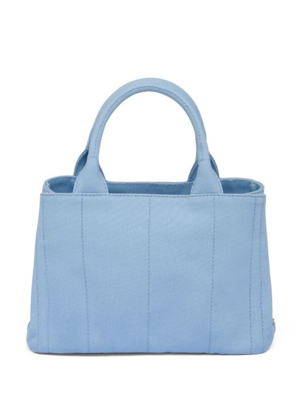Prada logo-print canvas tote bag - Image 3