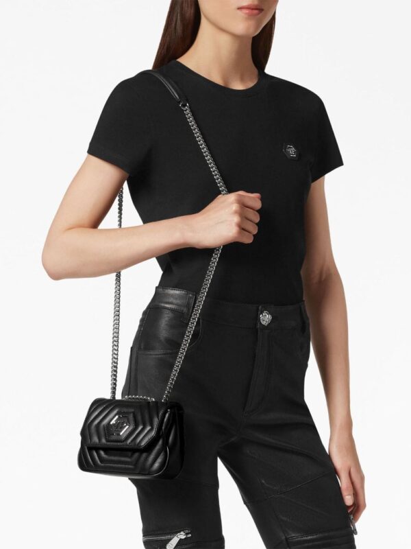 Philipp Plein small Hexagon leather shoulder bag - Image 2