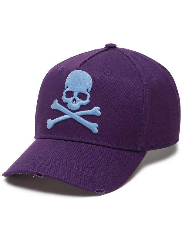 Philipp Plein embroidered-motif cotton baseball cap