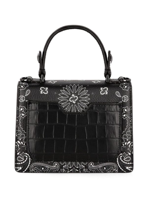 Philipp Plein Superheroine paisley leather bag - Image 3