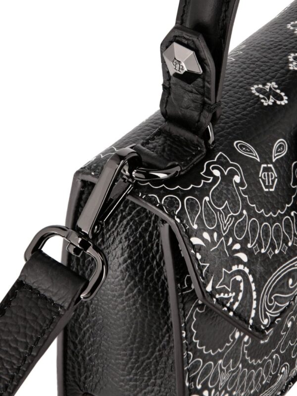 Philipp Plein Superheroine paisley leather bag - Image 4